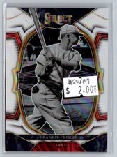 2023 Panini Select Frankie Frisch #12 SP /149 (HOF) Concourse Silver St. Louis
