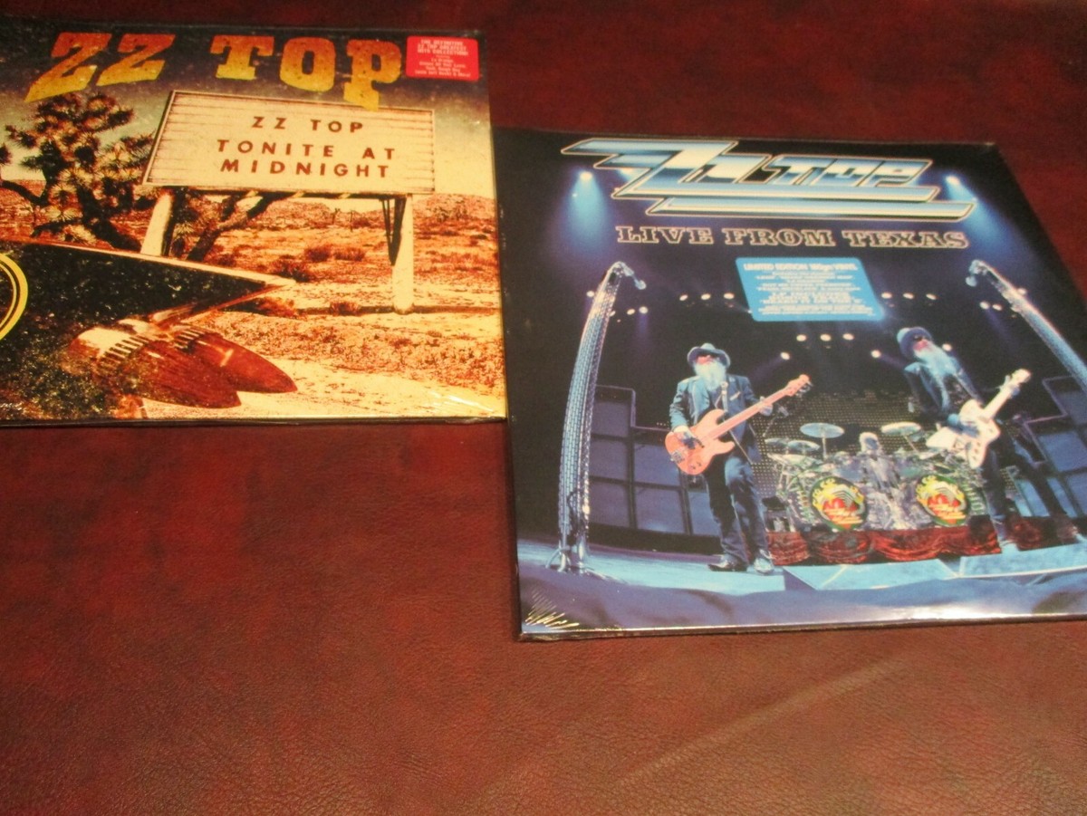 ZZ TOP LIVE SET VERIFIED 1ST EDITIONS 180G FROM TEXAS & LIVE