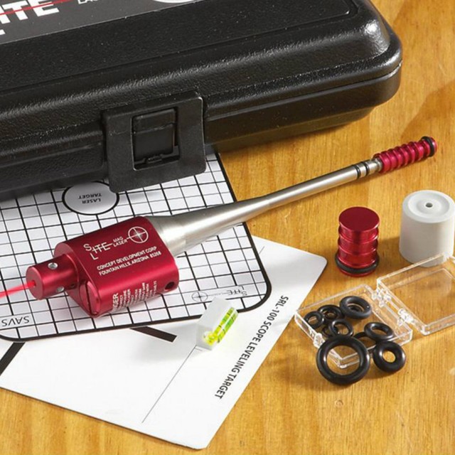 Lite Red Dot Laser Bore Sighter Boresighter Light Tool System Kit 22