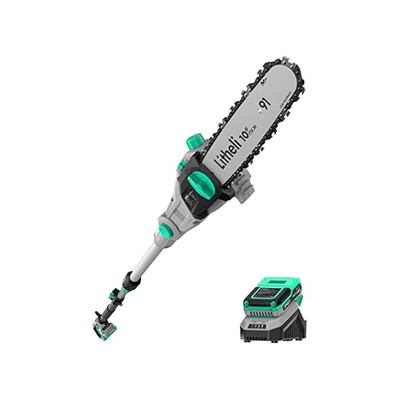 Powerful Pole Saw, 16 ft/s Cutting Speed, 20V Battery, 8.5ft Telescoping Pole