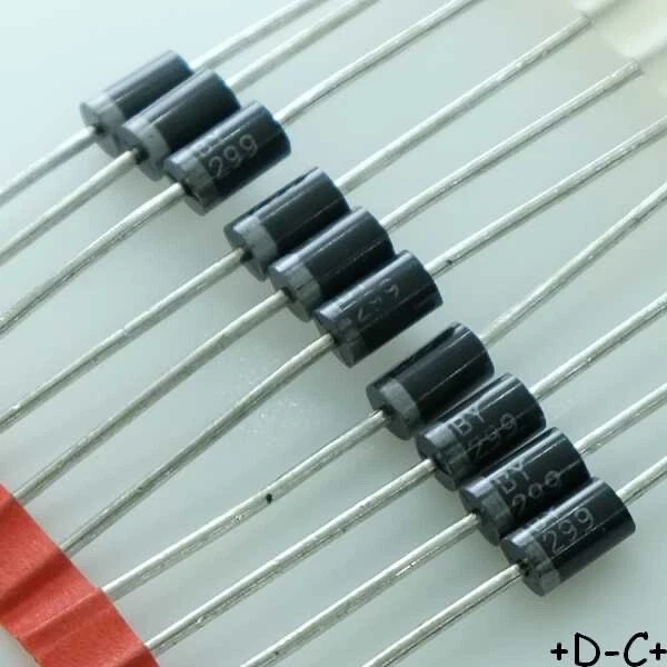 BY299 Diode de redressement rapide 800V 3A DO-201 Diotec RoHS (lot de 10)