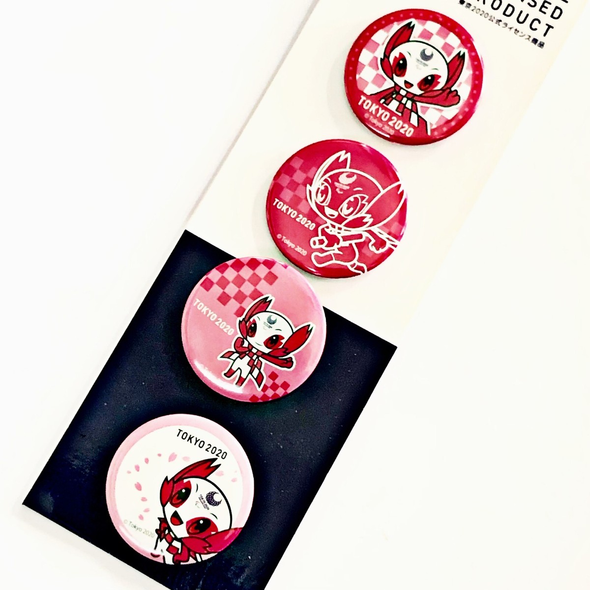 Tokyo 2020 Official Pin Badge Set Olympic Paralympic Mascot