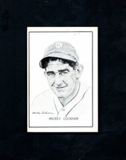 1950 Callahan HOF Mickey Cochrane ~~ Misspelled Cochran Variation ~~ Nice Card