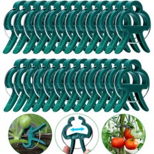 PLANT  GARDEN CLIPS Support Tomato Vegetable Trellis Twine Ties 100 Pcs USA