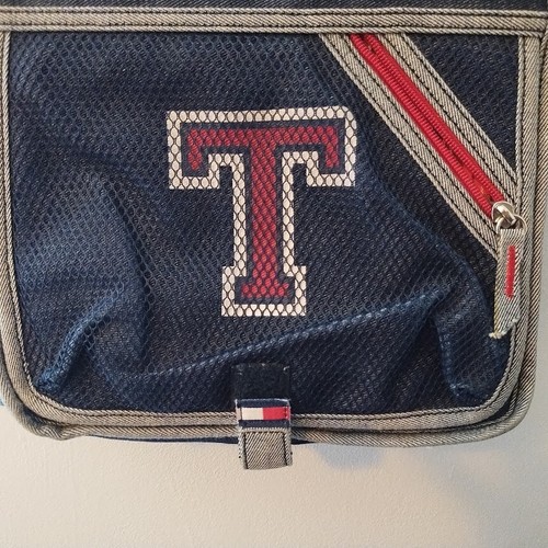 Y2K Tommy Hilfiger Denim Big T Small Messenger Purse Shoulder Bag Vintage - Picture 4 of 15
