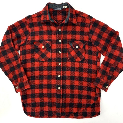 Vintage Lands End Thick Wool Shirt 