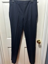 Carlisle Collection Virgin Wool Navy Christy Dress Pants Size 8