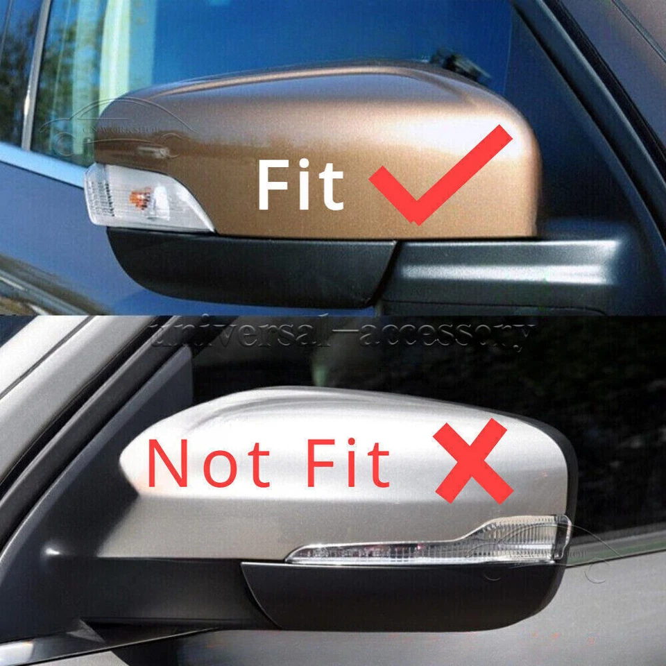 Side Mirror Cover Cap Frame Heated Lens Lower Base Cap For Volvo XC60 2009-2013 Foto 4 de 4