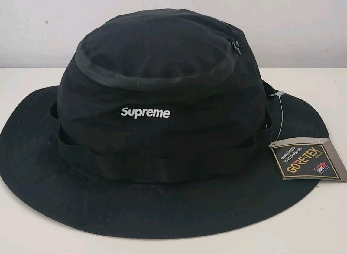 SS23 Supreme GORE-TEX Paclite Net Boonie Hat bucket Black SS23 Supreme GORE-TEX Paclite Net Boonie Hat bucket Black