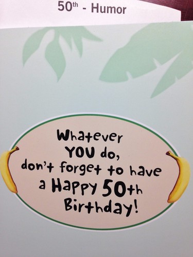 50th Birthday,Age 50 Funny BIRTHDAY Card for Friends by HALLMARK 17 Choices 50B - Picture 34 of 48