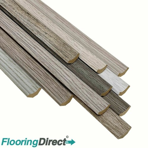 10x White Oak Laminate Floor Scotia Beading MDF Trim 2.4m Metre Length 30 Colour - Picture 3 of 26