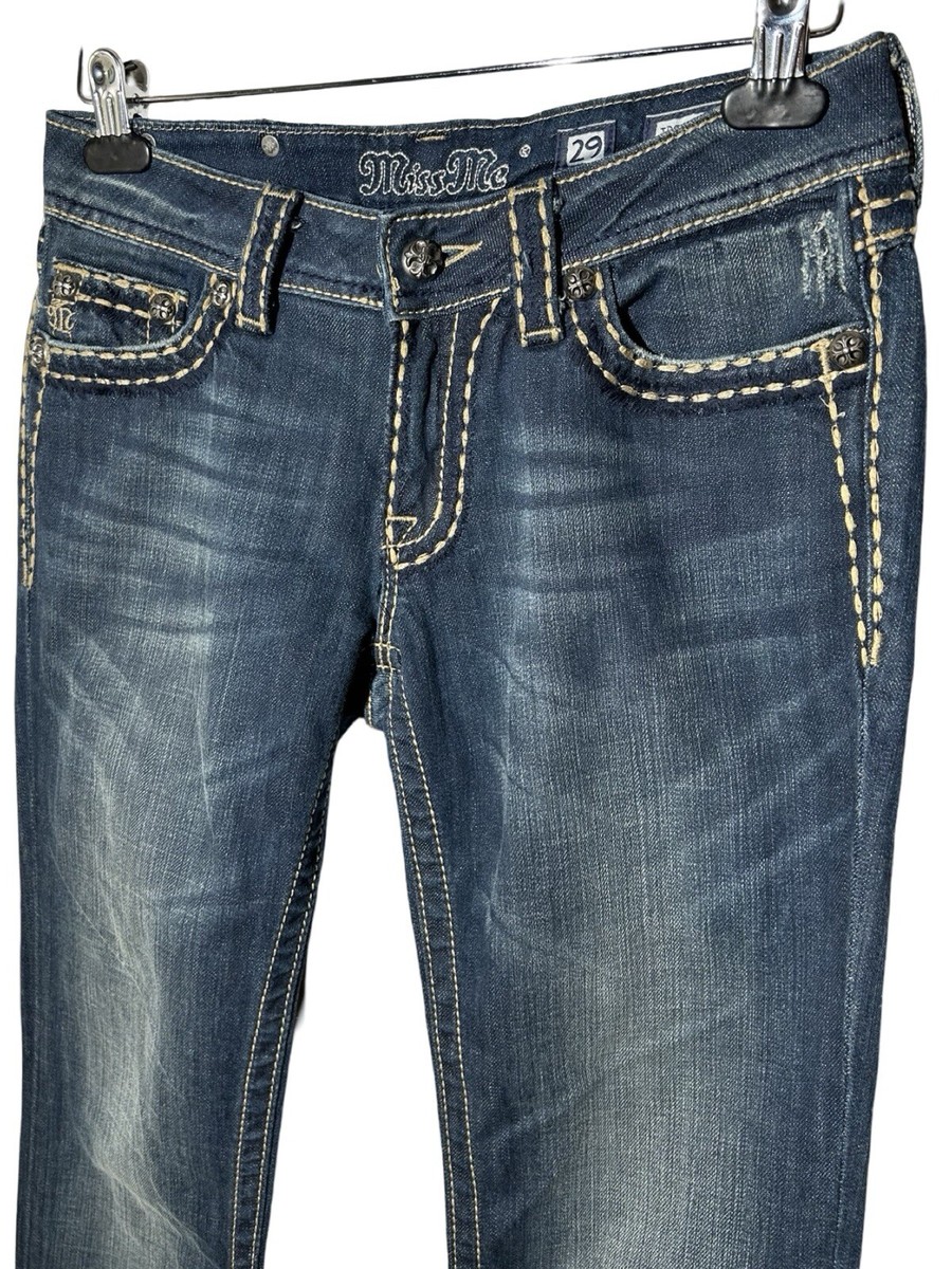 Jean Femme Boot Cut Miss Me JP5014 Taille 29, Délavé – Occasion Très Bon état
