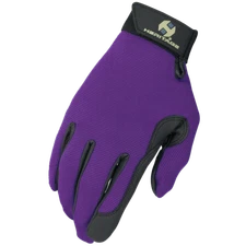 Heritage Gloves Riding Performance Gloves Purple Color