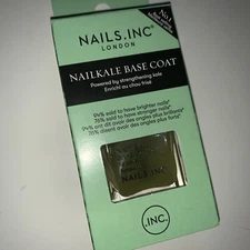 Nails Inc London Nailkale Base Coat Strengthening Coat Kale Brittle Strong