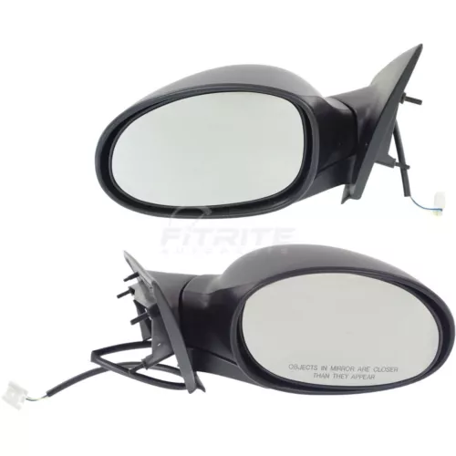 New Left & Right Side Power Mirror Manual Folding Fits Dodge Neon 2003-05 Sedan
