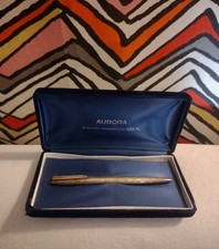 Penna a Sfera - AURORA ARGENTO - Argento Massiccio 0,925 - Vintage 