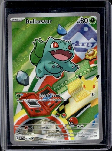 2025 Pokemon MEP Black Star Promos Bulbasaur First Partner Illustration #037