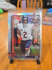 2025 Topps Chrome Football DJ Moore Refractor No. 48