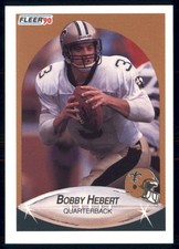 1990 Fleer - Bobby Hebert #187
