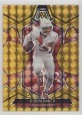 2024 Panini Mosaic Gold Mosaic Prizm 10/10 Budda Baker #7 n0c