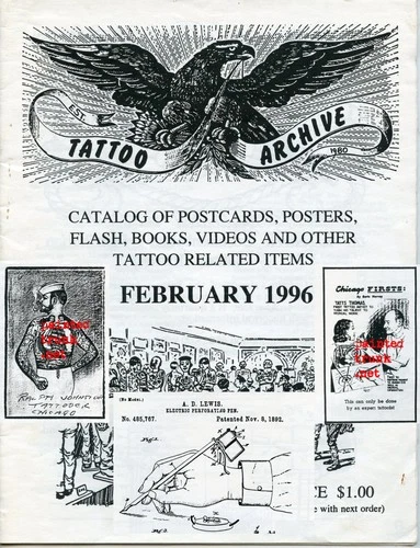 vintage original chicago tatts ralph johnstone tattoo flash archive catalog 20pg video thumbnail