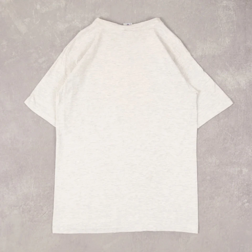 Mv Sport Vintage 90s Barnes & Noble Single Stitch Graphic T-Shirt L Men's Grey  - Image 2 of 4