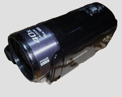 WORKING Panasonic HDC-TM90 High Definition Camcorder 1080p Black From Japan