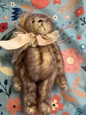 Vintage Mohair Teddy Bear By Bears N Things Fully Jointed Dee Hockenberry