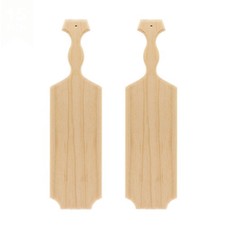 15 Inch Unfinished Pine Sorority Fraternity Greek Paddle 2 Pack DIY Craft Wood