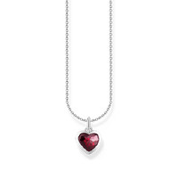 Thomas Sabo Kette Mit Dunkelrotem HerzanhäNger KE2268-051-10