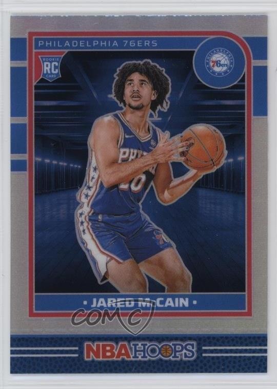 2024-25 Panini NBA Hoops Rookies Premium Silver Prizm Jared McCain #246 1e8u