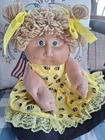 Vintage Cabbage Patch With Freckles In Beautiful Bee Dress