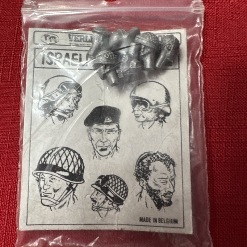 Verlinden VP 1/35 Model Military Kit Israeli Heads(6) Metal Heads MFHEA 5402