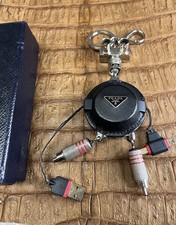 PRADA ROBOT KEYCHAIN BLACK BAG CHARM