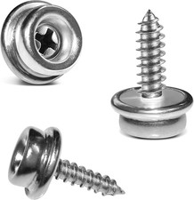 50PCS Marine Grade Stainless Steel Boat Canvas Snaps with 5/8" Screw Studs