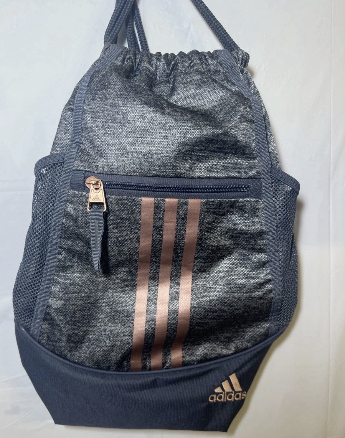 adidas sackpack drawstring. Silver With Adidas Lo… - image 2