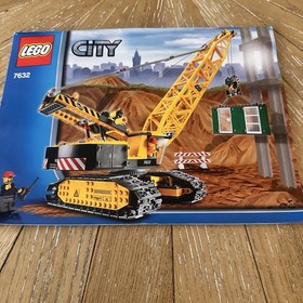 LEGO CITY: Crawler Crane (7632) Incomplete 90% Comp With Box And Manual