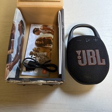 JBL Clip 5 Portable Waterproof Bluetooth Speaker - Black Used