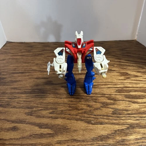 Vintage Tomy Tribots Shut-L 1985 Transforming Robot Red White Blue