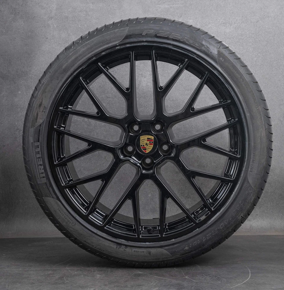 Porsche Felgen Macan II 21 Zoll RS Spyder Sommerräder Sommerreifen - Bild 2 von 3