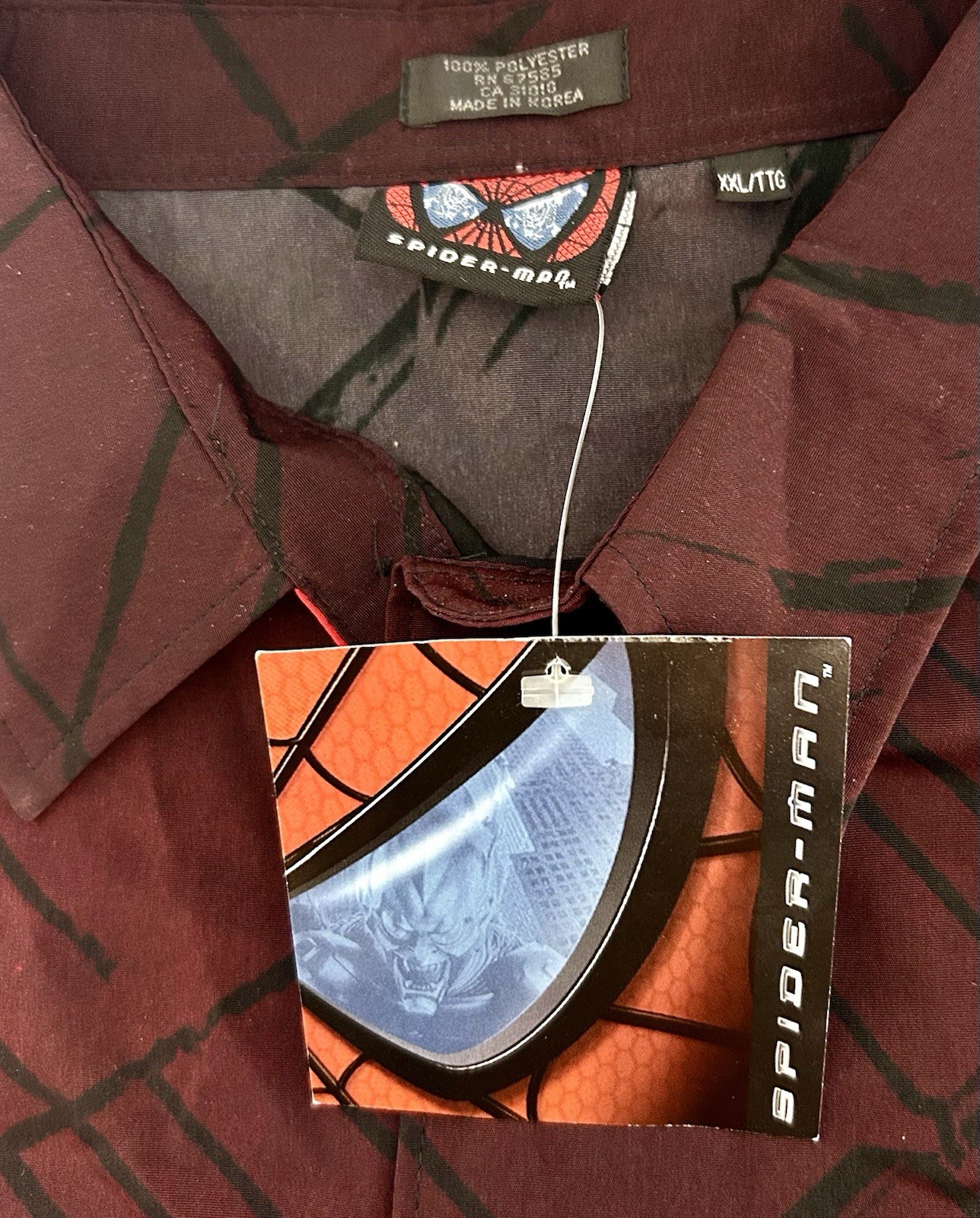 2002 Spiderman Changes Double Sided  Graphic Butt… - image 7