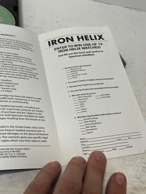  Iron Helix (Sega CD, 1994)  case, manual, game