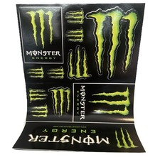 Monster Energy Drink Sticker Sheet Of 12 Stickers New Great Stickers    