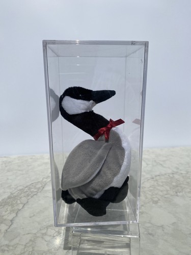 Ty Beanie Baby " Loosy " The Goose 1998 w/Tag & Box Plush Stuffed Animal Toy - Picture 9 of 11