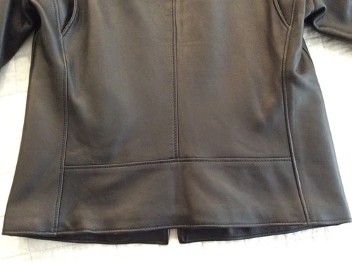 New 2026 SCHOTT NYC Delivery Black Lambskin leather jacket Men's Size L image 10