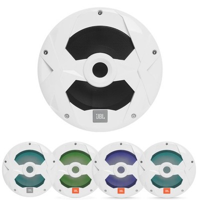 JBL Club Marine MS10LW 10'' 250W Max Marine Multi-Element RGB LED White Subwoofer