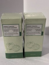 GREEN TOMATO - CLAY MASK CLEANSER EXP 12/27 NIB PORE PURIFYING 2- BOXES