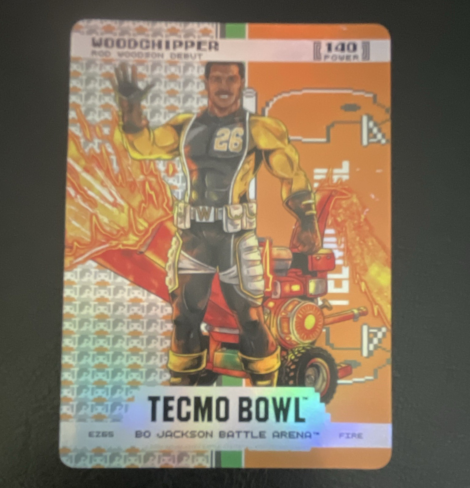 2026 Bo Jackson Tecmo Bowl Woodchipper Rod Woodson Fire Endzone Foil 140 Power
