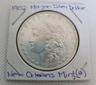 1902 Morgan Dollar New Orleans Uncirculated Silver $1 Coin