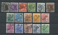 Alemania - AMG - Zona Soviética: Conjunto de sellos de distrito de 1948 - usado / CTO